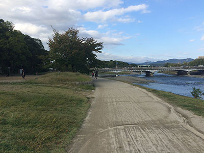 鴨川・賀茂大橋近辺